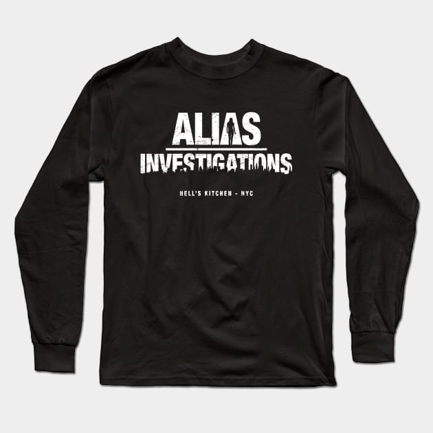 Alias Investigations (aged look) Long Sleeve T-Shirt by MoviTees.com